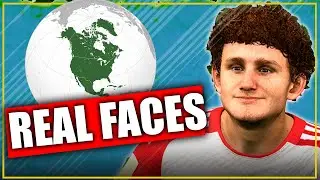 FC 24 🌎 NORTH & CENTRAL AMERICAN Wonderkids with Real Faces: YOUNG TALENTS - Career Mode