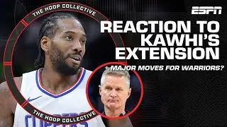 Reaction to Kawhis extension + Time for major moves for Warriors? | The Hoop Collective