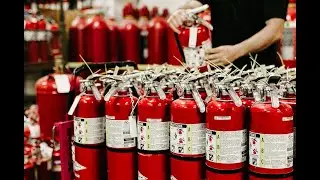 Как делают огнетушители / How to make fire extinguishers