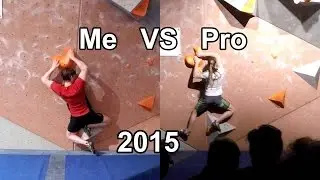 Me vs Pro Climber girl Janja Garnbret