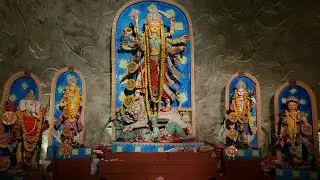 DurgaPuja 2024 Santoshpur Trikon Park