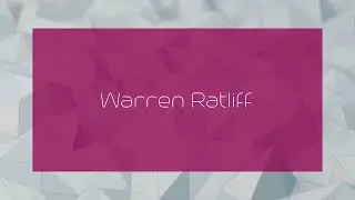 Warren Ratliff - appearance