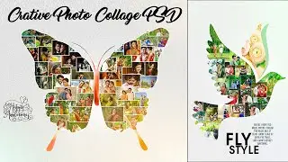 Creative Photo Collage PSD !! Photo Collage Free PSD Templates