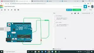 tilt sensor(switch) with arduino in tinkercad | simulation of tilt sensor with arduino in tinkercad