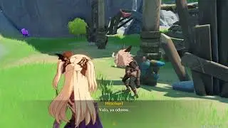 Genshin Impact Language Exchange (Odomu? Achievement)