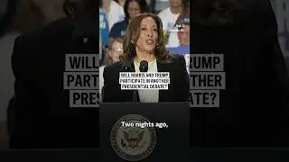 Harris and Trump on another presidential debate