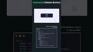 Animated delete button|css #css #coding