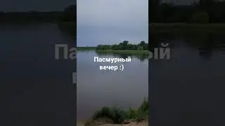 #shorts Пасмурный вечер над рекой Гауя