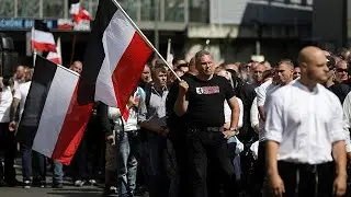 Marcha de neonazis en Berlín