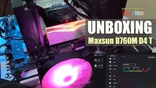 Maxsun Terminator B760M D4 Wifi Unboxing