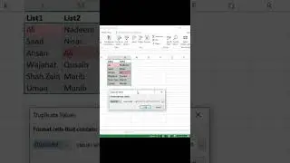 How to check duplicate values in multiple columns | conditional formatting | urdu tutorial| #shorts