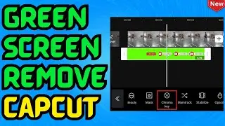 How to remove green screen in Capcut apps on iPhone 2024 | Use a Green Screen in CapCut