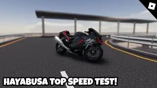 Hayabusa Bike Top Speed Test | Roblox Moto Trackday Project