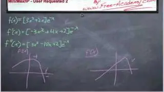 Min/Max/Inflection Points - Calculus - User Submitted Part 1 of 2