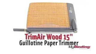 TrimAir Wood 15" Guillotine Paper Trimmer