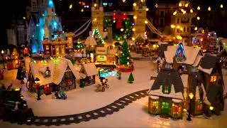 Celebrating Christmas With LEGO Winter Village+Lightailing Light Kit