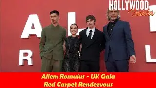 Full Rendezvous at the UK Gala   'Alien Romulus' Reactions of the Cast and Crew Cailee Spaeny, Fede