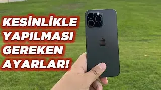 iPhone 15 Pro Max Alınca Yapılması Gereken Ayarlar