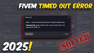 2024 - FiveM Connection Failled Error | Server Connection Timed Out after 15 sec | Timed Out Fixed!👈