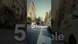 5 Simple Transitions💫 #tutorial #transitions #incamera #editing #filmmaking