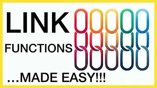 Link functions for GLMs... MADE EASY!!!