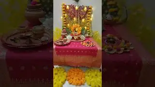 Janmashtami decoration ideas | Janmashtami backdrop | festival decoration ideas #shorts #janmashtami