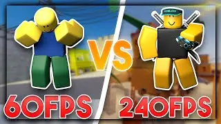 How To Get Arsenal Roblox FPS Unlocker 2021! 240FPS VS 60FPS Challenge!