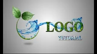 LOGO DESIGN - GIMP TUTORIAL - LEAF AND WATER