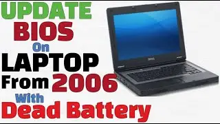 Update the BIOS version of a Laptop from 20 years ago