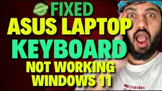 Asus Laptop Keyboard Not Working Windows 11