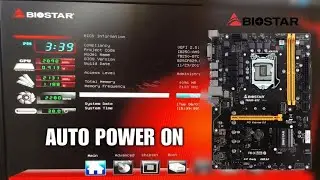 How To Auto Power On Biostar BTC 250 Motherboard In Bios