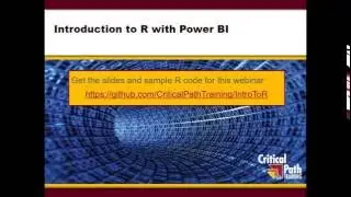 Introduction to R using Power BI Desktop