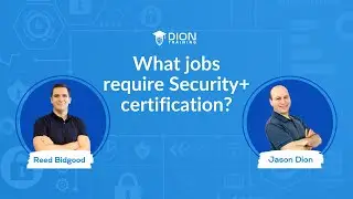 What jobs require Security+ Certification