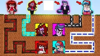 RUV x 10 + SARVENTE x 10 | FNF Friday Night Funkin' Characters in Minecraft