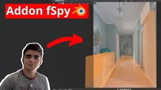 Comment modéliser une pièce avec une image ? Blender fSpy addon