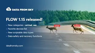 FLOW 1.15 features summary video - New categories, Favorite devices list, New data types and more!