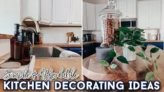 2023 Kitchen Decorating Ideas for Countertops & Island Styling (Simple & Affordable)