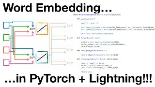 Word Embedding in PyTorch + Lightning