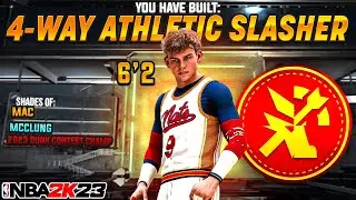 NEW “4-WAY ATHLETIC SLASHER” BUILD IS GAME-BREAKING IN NBA 2K23! *NEW* BEST ALL AROUND POINT GUARD!