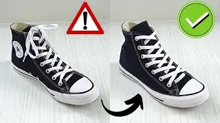 HOW TO HIDE LACES - 3 Fast Shoelace Hacks