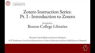 Zotero Series Pt.1: Introduction