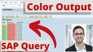 SAP Query - Color output in SAP Query