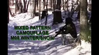 MIXED PATTERN CAMOUFLAGE M05 WINTER AND SNOW