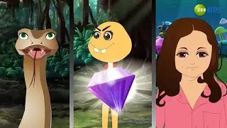 Magic Bhootu Finds Diamond For Snake | Magic Bhootu | Super Power Kids Show | Zee Kids