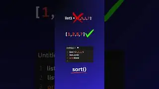 sort vs sorted function part 2 (Tamil)