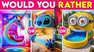 Would You Rather...? Build Your Dream House Edition! 🏡🌈 Hardest Choices Ever!