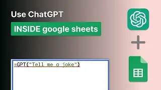 How to use ChatGPT in Google Sheet (No extension needed!)