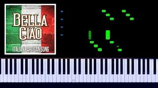 La Casa De Papel - Bella Ciao Piano Tutorial