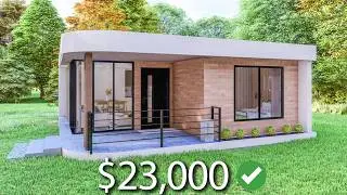 (7x9 Meters) Modern Small House Design | 2 Bedrooms House Tour | Tiny House Living