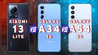 Xiaomi 13 Lite vs Samsung Galaxy A34 vs Samsung Galaxy A54